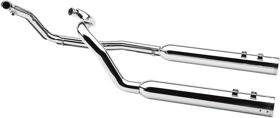 ROAD KING (2007 - 2008) chrome true dual headpipes for 2007-2008 fl models | COBRA