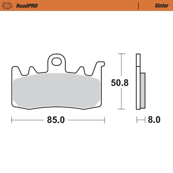 SPORTSTER S (2022 - 2022) sintered front brake pad | MOTO-MASTER