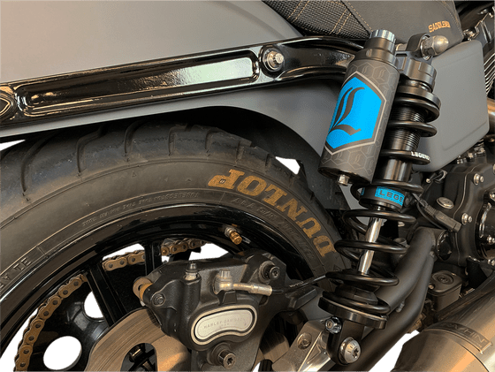 CVO FAT BOB (2009 - 2010) revo-arc pb 14 shocks with springs | LEGEND SUSPENSION