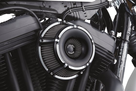 SPORTSTER FORTY-EIGHT (2010 - 2019) inverted big sucker slot track black air cleaner kit | ARLEN NESS