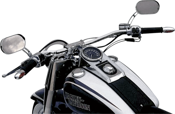 SOFTAIL CUSTOM (1986 - 2009) wide chrome plated steel handlebar for roadstar | TRW