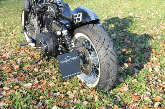 SPORTSTER SEVENTY-TWO (2012 - 2016) license plate frame xl | CULT WERK