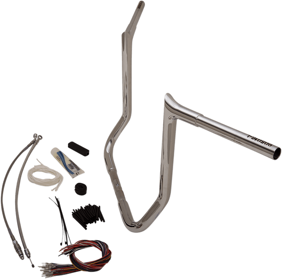 ELECTRA GLIDE ULTRA LIMITED LOW (2010 - 2013) 16" chrome handlebar for flh models | FAT BAGGERS INC.