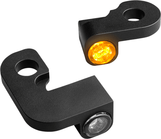 SPORTSTER 1200 (1988 - 2003) black turn signal for 1990-2003 nano xl | HEINZ BIKES