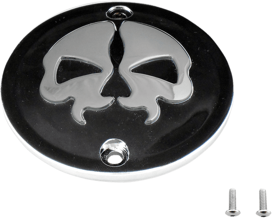 SPORTSTER 1200 (1988 - 2003) split skull black engine cover | DRAG SPECIALTIES