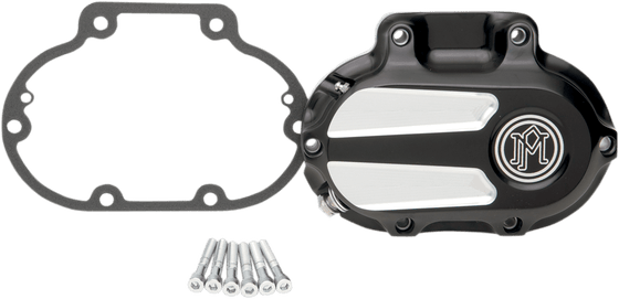 DYNA WIDE GLIDE (2006 - 2013) scallop contrast cut transmission side cover | PERFORMANCE MACHINE (PM)