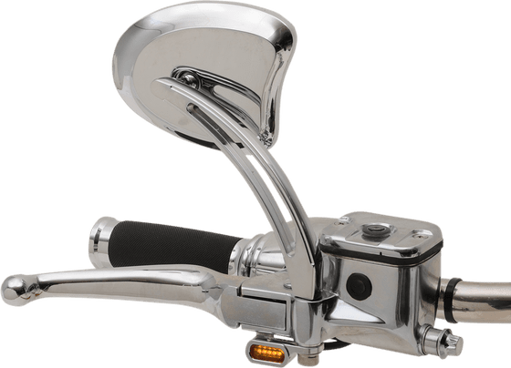 STREET GLIDE (2014 - 2016) chrome/smoke led handlebar marker lights | DRAG SPECIALTIES