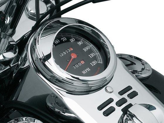 CVO SE ELECTRA GLIDE ULTRA LIMITED (2014 - 2015) trim ring speedo with visor | KURYAKYN