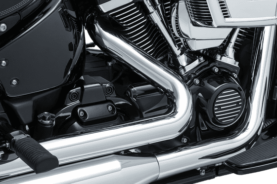 HERITAGE SOFTAIL CLASSIC (2018 - 2022) black transmission shroud cover | KURYAKYN