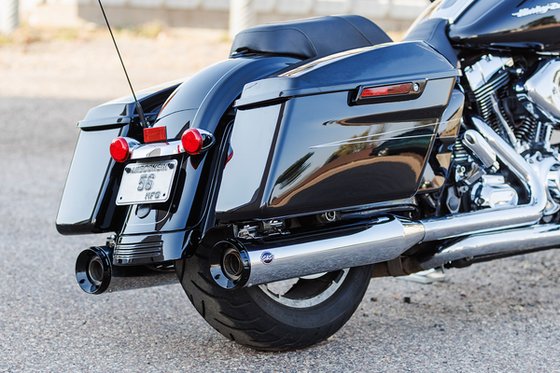 ROAD KING CLASSIC (1998 - 2016) 4-1/2" gnx slip-on mufflers | S&S CYCLE