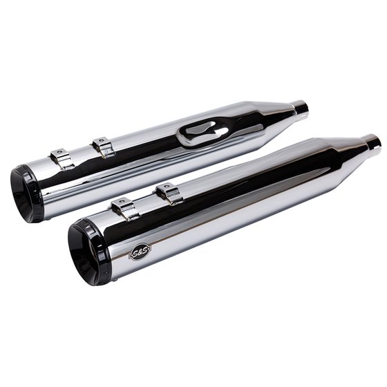 ROAD KING CLASSIC (1998 - 2016) 4-1/2" gnx slip-on mufflers | S&S CYCLE