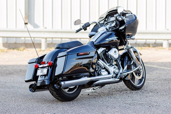 ROAD KING CLASSIC (1998 - 2016) 4-1/2" gnx slip-on mufflers | S&S CYCLE