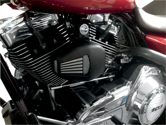 ROAD GLIDE LIMITED CLASSIC (1999 - 2009) cooler force flow black cylinder head fan kit | JIMS