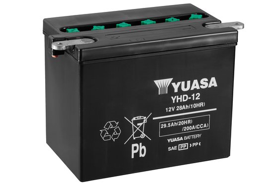 1000 SPORTSTER (1973 - 1978) conventional 12v lead acid replacement battery | YUASA