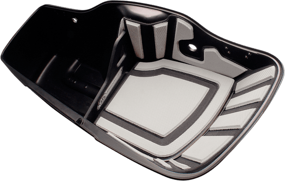 CVO ROAD GLIDE SCREAMIN EAGLE/ULTRA (2015 - 2022) grey shelf set for saddlebags (14-21 fl) | HARDSTREET