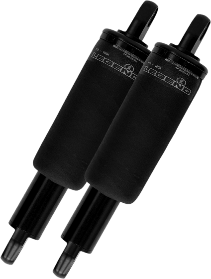 SPORTSTER 1200 SUPER LOW (2014 - 2020) rear air shocks - black | LEGEND SUSPENSION