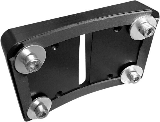 HERITAGE SOFTAIL CLASSIC (2000 - 2017) mounting adapter for license plate (black) | HEINZ BIKES