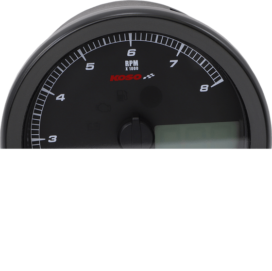 DYNA WIDE GLIDE (2004 - 2011) tachometer multi meter hd-04 bk | KOSO NORTH AMERICA