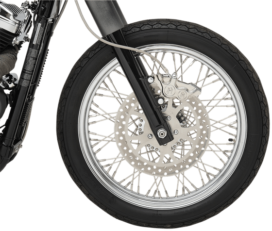 SOFTAIL BREAKOUT (2018 - 2018) chrome front left brake caliper kit with four pistons | PERFORMANCE MACHINE (PM)