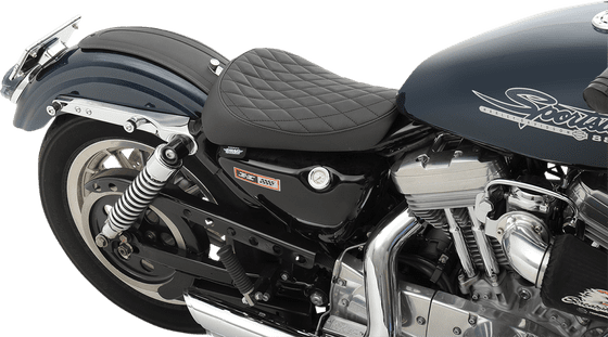 1000 ROADSTER (1982 - 1985) diamond black solo seat for harley sportster (1982-2003) | DRAG SPECIALTIES SEATS