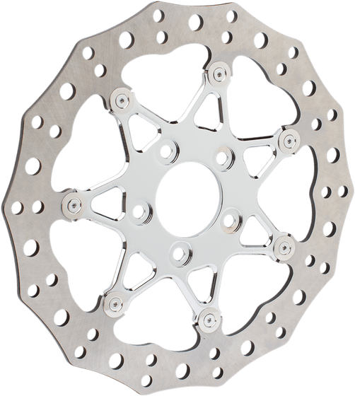 SOFTAIL DELUXE (2015 - 2017) 11.8" front chrome brake rotor for procross wheel | ARLEN NESS