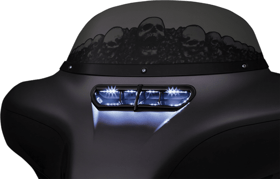 TRI GLIDE ULTRA CLASSIC/CVO (2014 - 2022) led fairing vent accent black | KURYAKYN