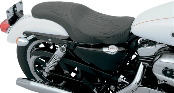 SPORTSTER 1200 LOW (2007 - 2011) predator full length rear seat | DRAG SPECIALTIES SEATS