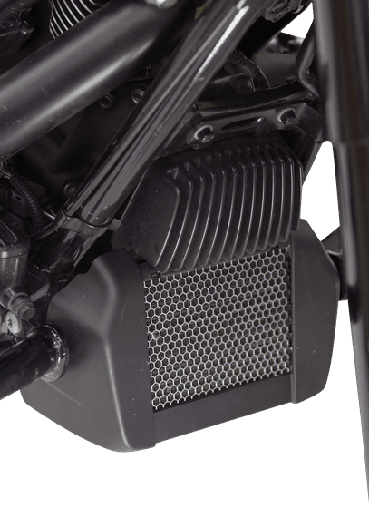 ROAD GLIDE SPECIAL (2017 - 2022) chrome oil cooler guard for 2017+ harley-davidson fl models | KLOCK WERKS