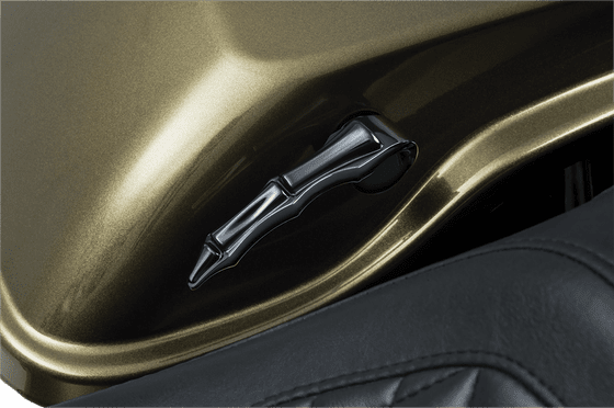 ROAD GLIDE SPECIAL (2015 - 2022) zombie black saddlebag latch handle | KURYAKYN