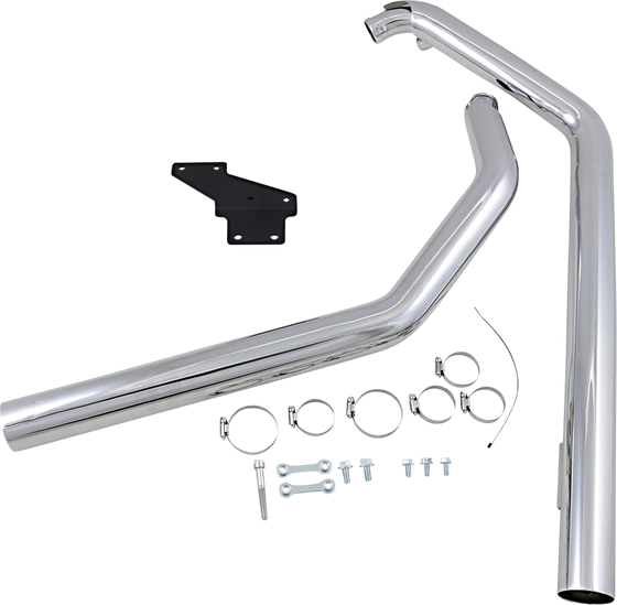 SOFTAIL FAT BOY (1990 - 2011) chrome straightshot exhaust for harley davidson fx/flst (1986-2011) | VANCE & HINES