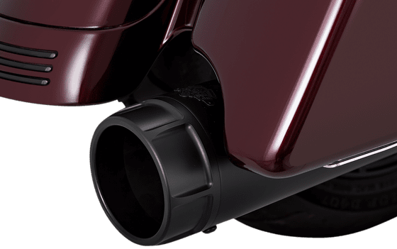 ROAD KING (2017 - 2022) 4.5" black muffler for harley fl (2017-2020) | VANCE & HINES