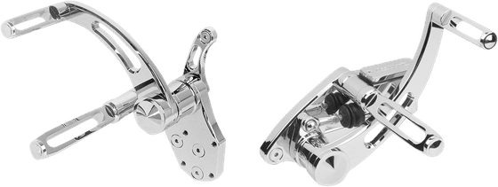 SOFTAIL SPRINGER (1988 - 2009) slotted standard chrome forward controls | ACCUTRONIX