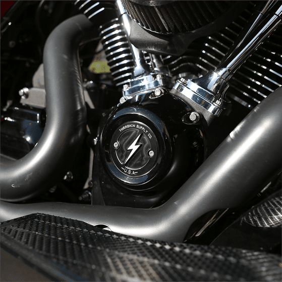 SOFTAIL LOW RIDER (2018 - 2021) "engine cover - black" | THRASHIN SUPPLY CO.