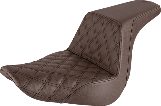 SOFTAIL LOW RIDER (2018 - 2022) lattice brown driver seat | SADDLEMEN