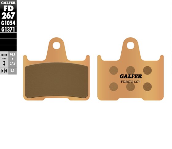 SPORTSTER IRON (2014 - 2022) sintered ceramic brake pads | GALFER