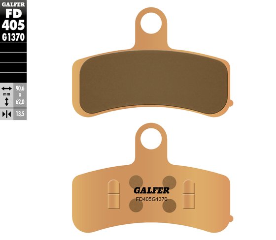 SOFTAIL STANDARD (2008 - 2015) sintered ceramic brake pads | GALFER