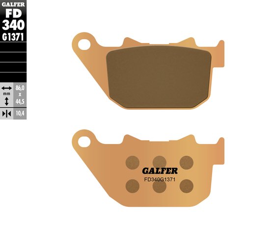 XR1200 (2008 - 2010) sintered ceramic brake pads | GALFER