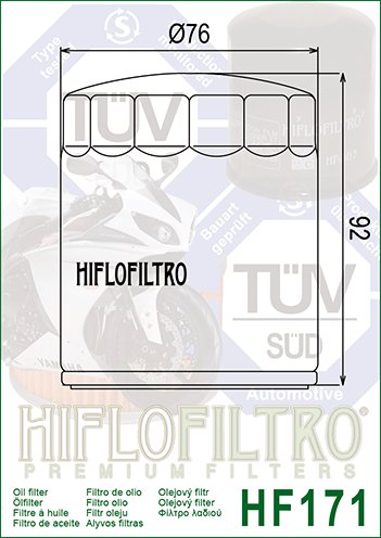 TRI GLIDE ULTRA CLASSIC/CVO (2010 - 2021) alyvos filtras | Hiflofiltro