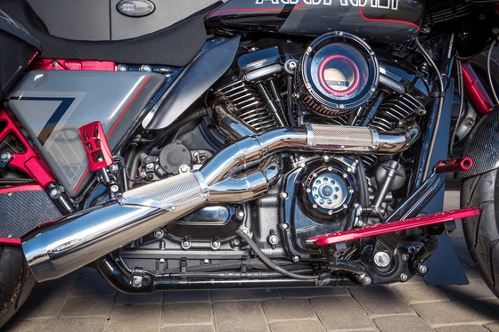 SOFTAIL BLACKLINE (2011 - 2013) assault efi juodas oro valytuvas | TRASK