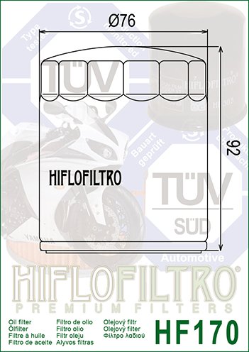 SOFTAIL FAT BOY (1989 - 1999) alyvos filtras | Hiflofiltro