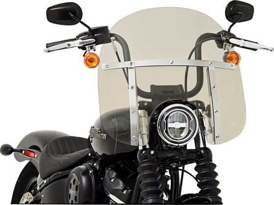 SPORTSTER 1200 CUSTOM (1996 - 2019) 15 colių saulės priekinio stiklo keitimas memfio riebalams | MEMPHIS SHADES METRIC