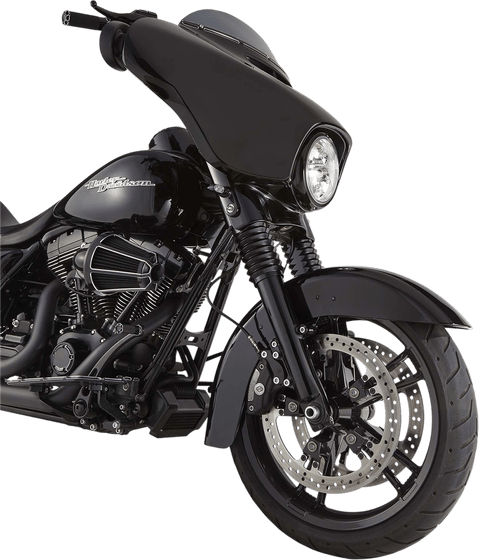 SOFTAIL FAT BOY (2017 - 2022) juodos spalvos oro valytuvo rinkinys su nuožulniomis briaunomis | ARLEN NESS