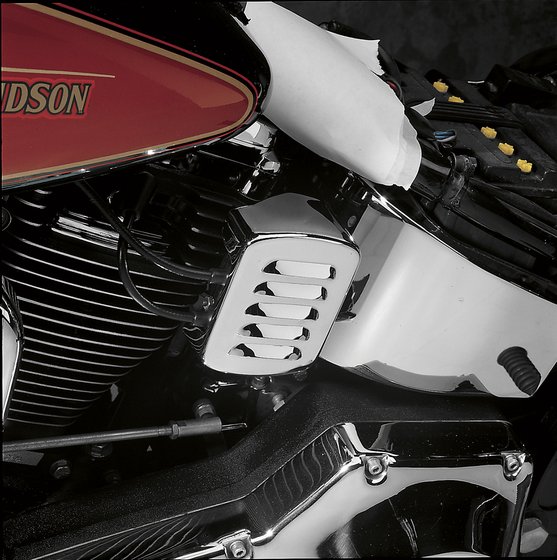 SOFTAIL SPRINGER (1988 - 1999) chromuotas ritės dangtelis su grotelėmis | DRAG SPECIALTIES