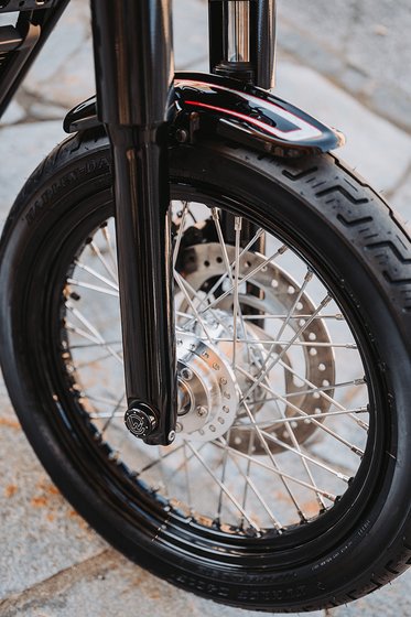 SOFTAIL STREET BOB (2018 - 2022) old school black front fender | CULT WERK