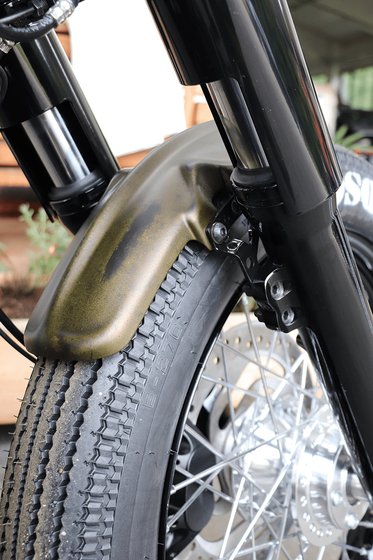 SOFTAIL STREET BOB (2018 - 2022) old school black front fender | CULT WERK