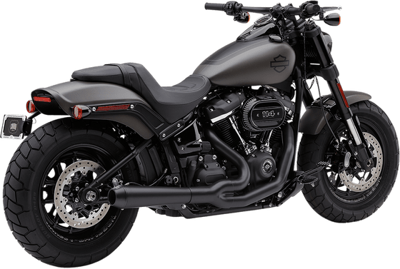 SOFTAIL FAT BOB (2018 - 2022) juoda išmetimo sistema harley davidson fxfb/s 2018-2020 | COBRA