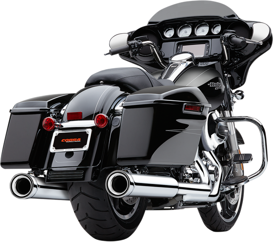 CVO ELECTRA GLIDE ULTRA CLASSIC (2006 - 2013) smailūs chromuoti duslintuvai | COBRA