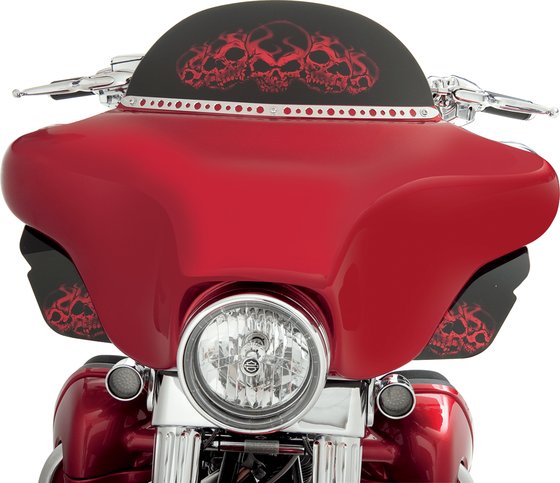 ROAD KING CUSTOM (2004 - 2007) vadovaujama aureolė žibintų apdailos žiedas 7 "touring chromas | KURYAKYN