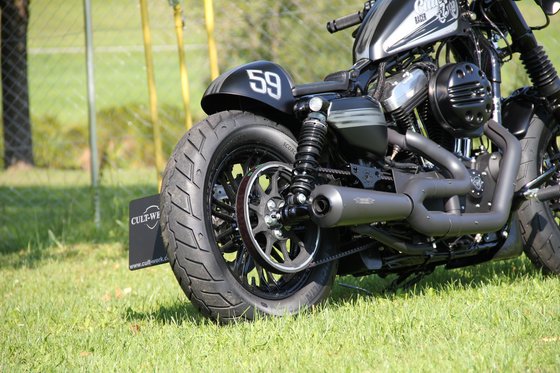 SPORTSTER 1200 SUPER LOW (2014 - 2020) cafe galinis sparnas su sėdyne harley xl | CULT WERK