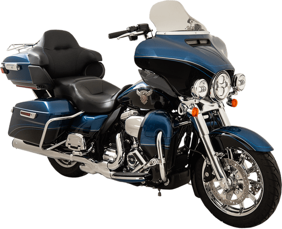 CVO STREET GLIDE (2010 - 2022) aukštas dūmų priekinis stiklas su atšvaitu harley davidson flh | KLOCK WERKS